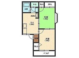 間取図画像 2DK