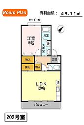 間取図画像 1LDK