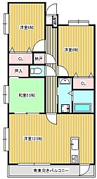 間取図画像 3LDK