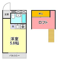 間取図画像 ワンルーム