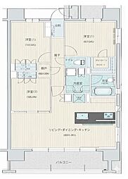 レ・ジェイド袋井駅前(201) 3LDKの間取図画像