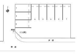 富士市御幸町　月極パーキング(軽専用)（日成共益月極ＰＫ）