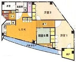 フロムファースト湯川 3LDKの間取図画像