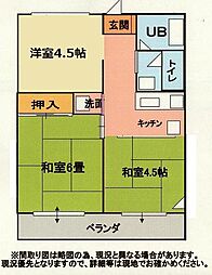間取図画像 3K