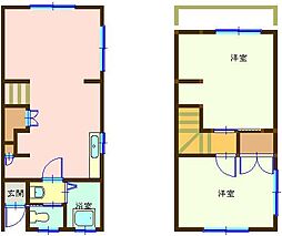 メゾンエルA 2LDKの間取図画像
