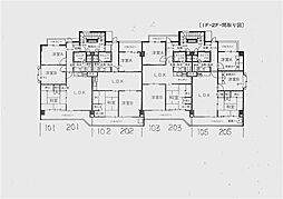 三愛ハイム 3LDKの間取図画像