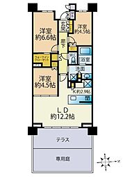 間取図画像 3LDK