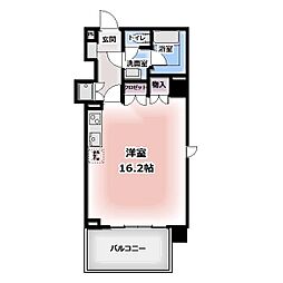 タウンコート人宿町 1Kの間取図画像