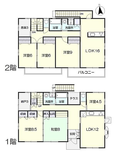 間取りを拡大表示