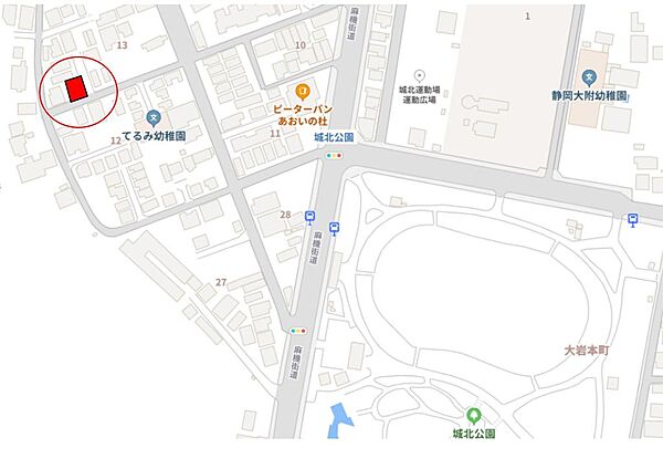 地図を拡大表示
