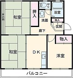 メゾンドールOの間取図画像