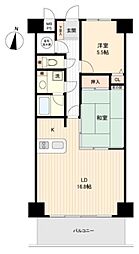 ライオンズヒルズ熱川第2 2LDKの間取図画像