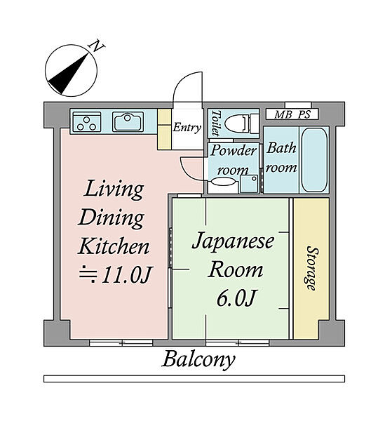 間取りを拡大表示