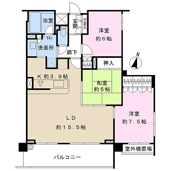 間取りを拡大表示