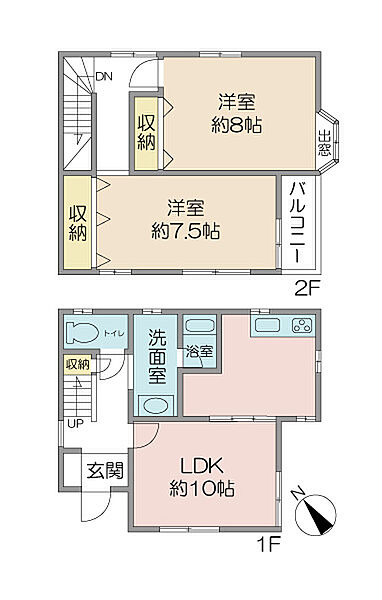 間取りを拡大表示