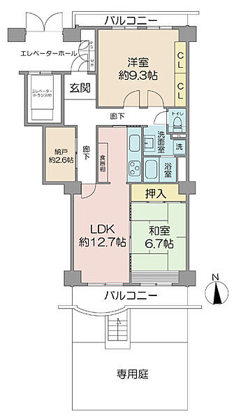 間取りを拡大表示