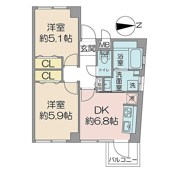 間取りを拡大表示