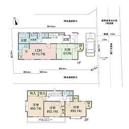 戸建 杉並区高井戸東2丁目 4LDKの間取り