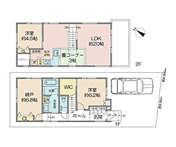 戸建 中野区鷺宮1丁目 2SLDKの間取り