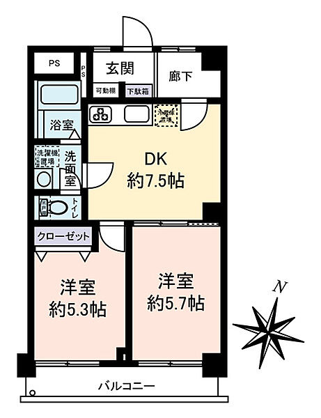 間取りを拡大表示