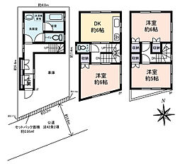 戸建 足立区西新井栄町3丁目 3DKの間取り
