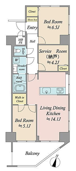 間取りを拡大表示