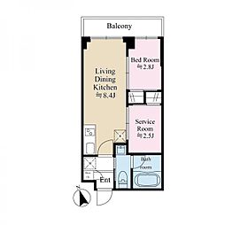 間取図画像 1SLDK