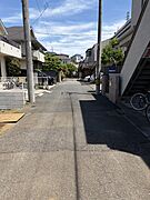 南側道路に面した東向きの道路