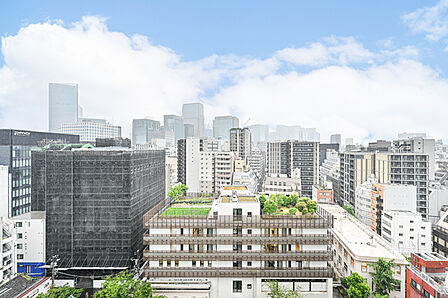 東京駅方面に眺望が抜けています。リビングからの眺望東京駅方面に眺望が抜けています。リビングからの眺望