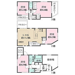 足立区西綾瀬４丁目の一戸建て