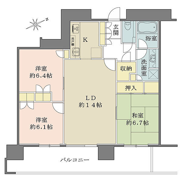 間取りを拡大表示