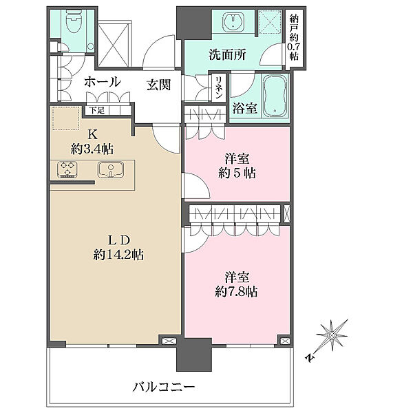 間取りを拡大表示