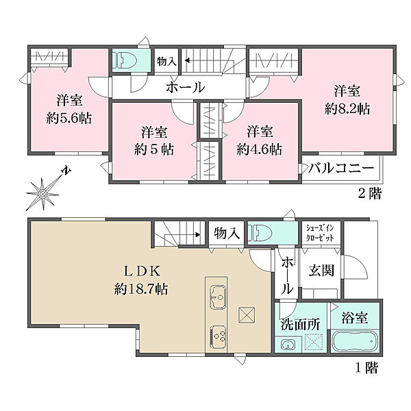 間取りを拡大表示