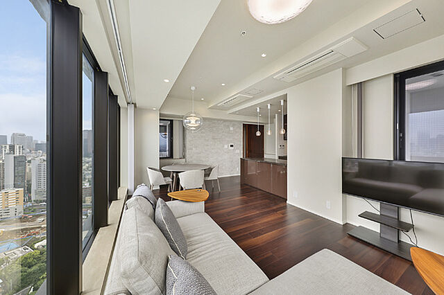 リビング/ダイニング ザ・パークハウス白金二丁目タワー 24階/-