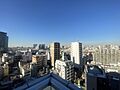 バルコニーから...