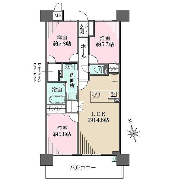 間取りを拡大表示