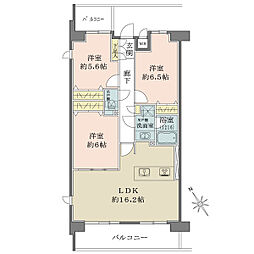 藤和シティホームズ西宮東町 3LDKの間取図画像