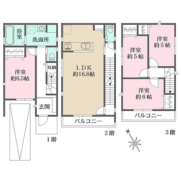 間取りを拡大表示