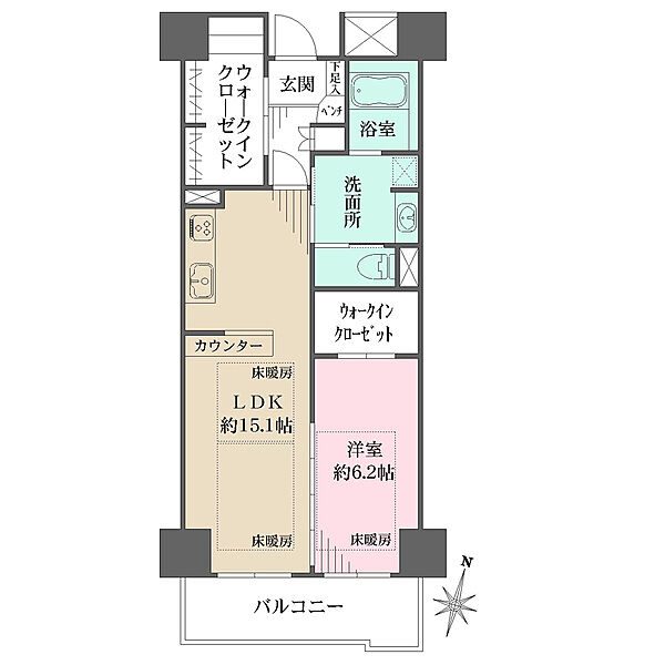 間取りを拡大表示