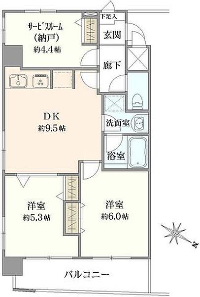 間取りを拡大表示