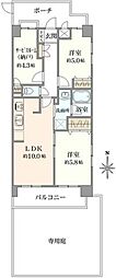 レーベンハイム中板橋2 2SLDKの間取図画像