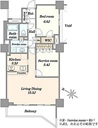 間取図画像 1SLDK
