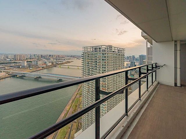 バルコニー パークタワー晴海 46階/-