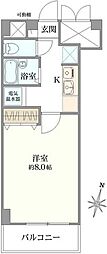 ハウスTKA目白 1Kの間取図画像