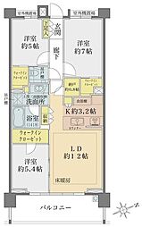 間取図画像 3LDK