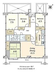 間取図画像 4SLDK