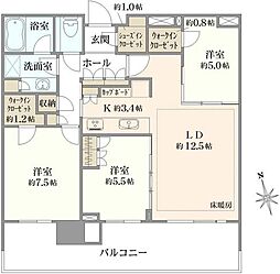間取図画像 3LDK