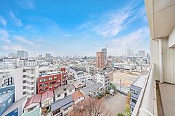 西側バルコニーから