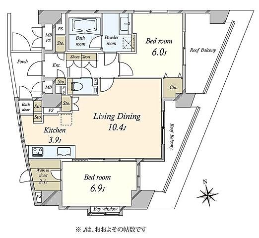 間取り 恵比寿ブルーメ 9階/-
