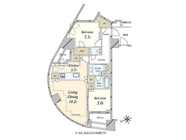間取りを拡大表示